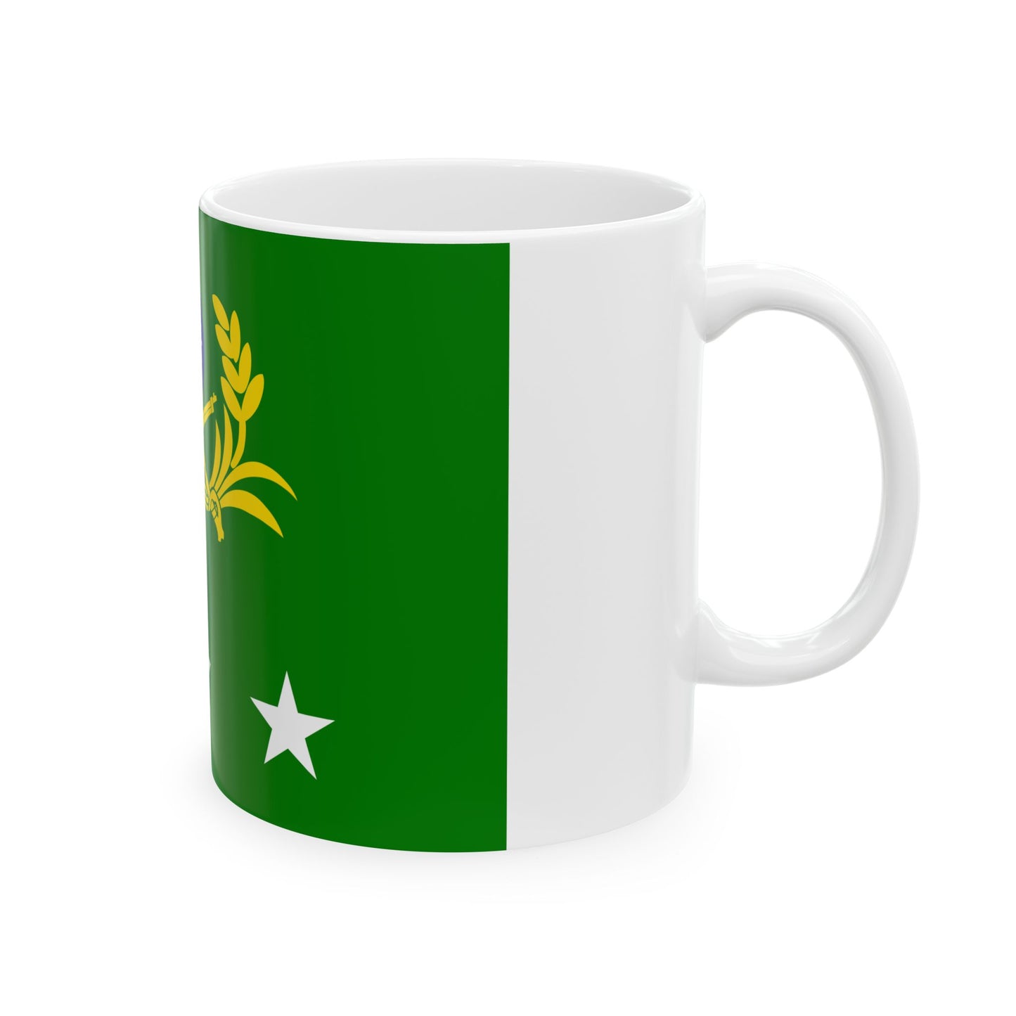 ROCA Generals Flag 1958 (China) White Coffee Mug-Go Mug Yourself