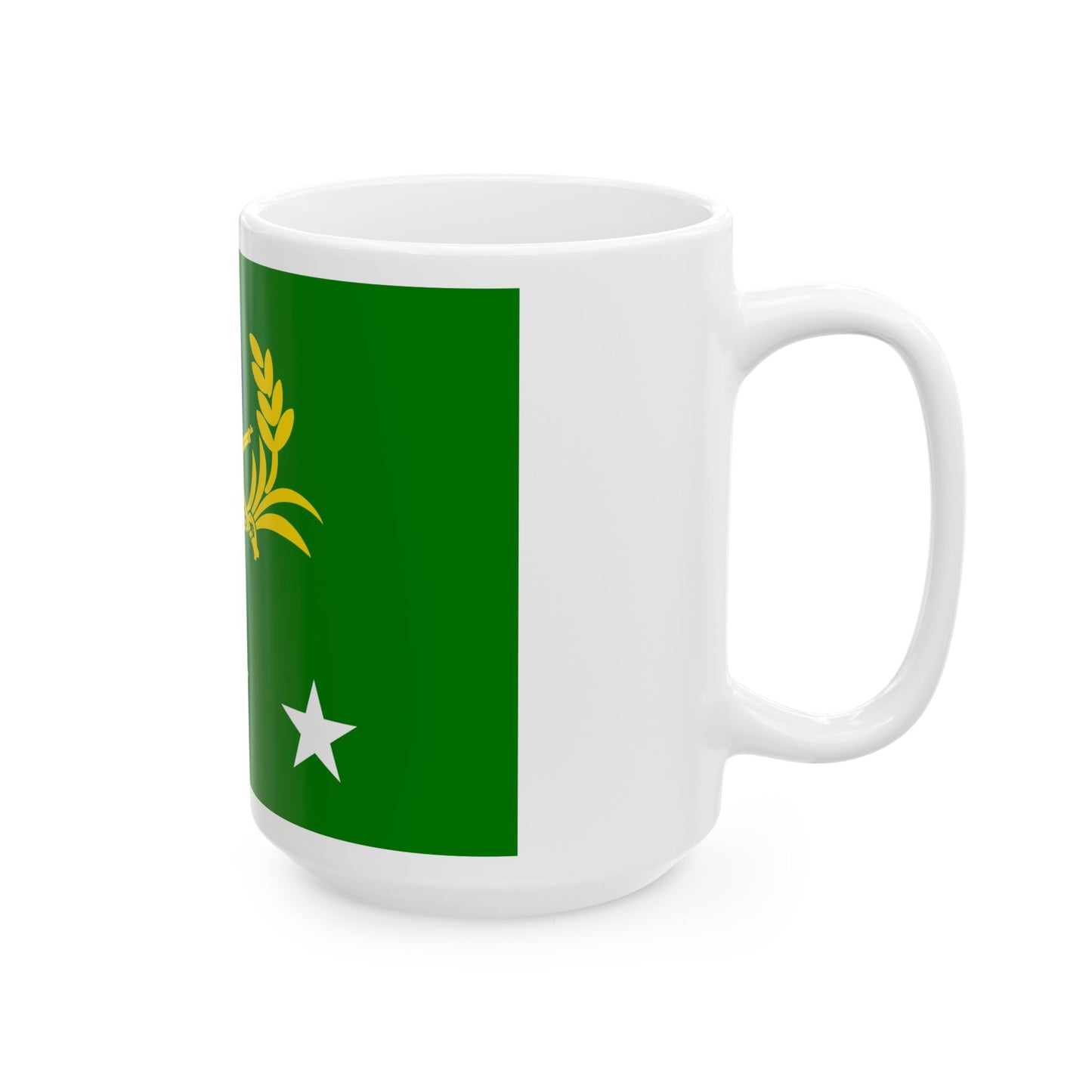 ROCA Generals Flag 1958 (China) White Coffee Mug-Go Mug Yourself