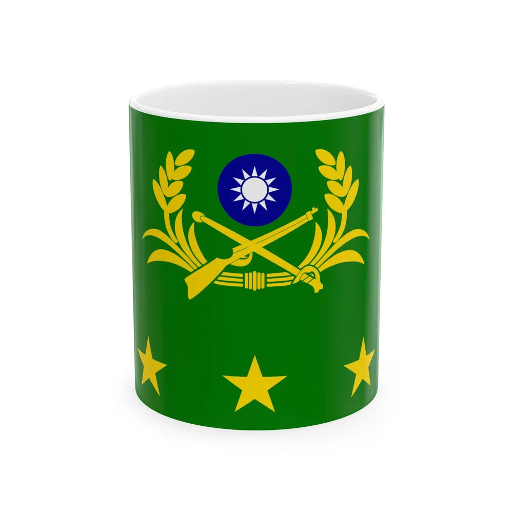 ROCA Generals Flag (China) White Coffee Mug 11oz - Go Mug Yourself