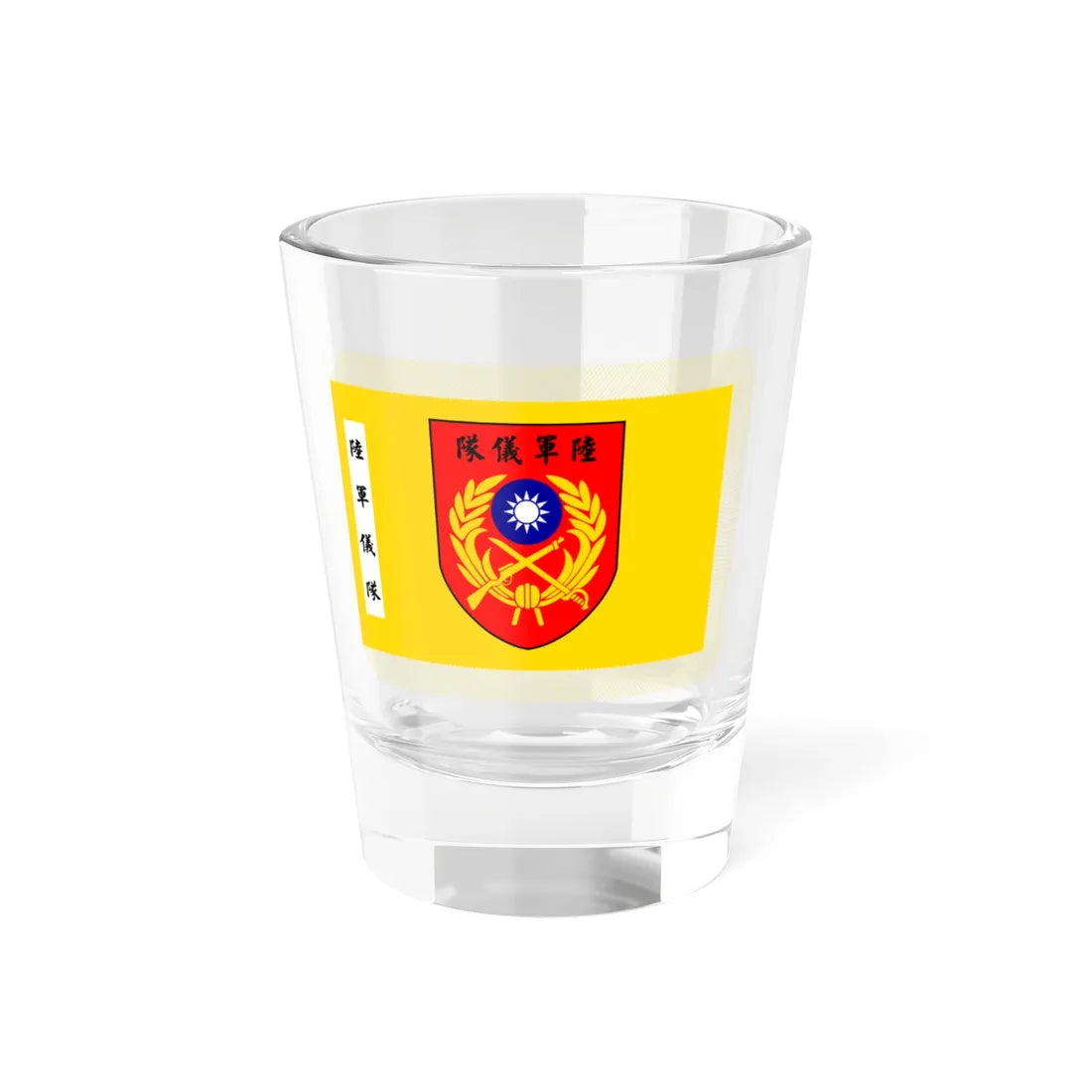 ROCA Honor Guard Flag (China) Shot Glass 1.5oz 1.5oz - Go Mug Yourself