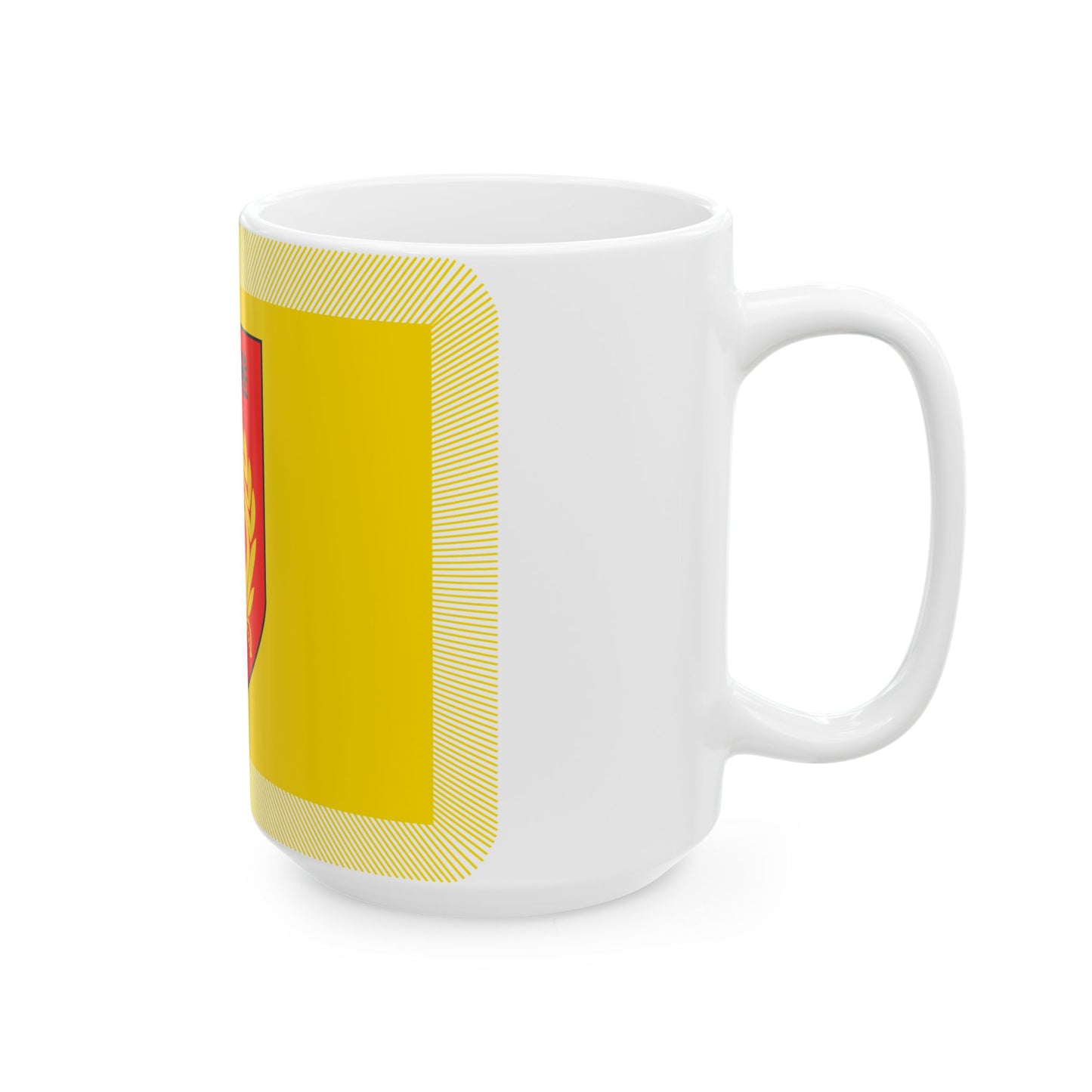 ROCA Honor Guard Flag (China) White Coffee Mug-Go Mug Yourself
