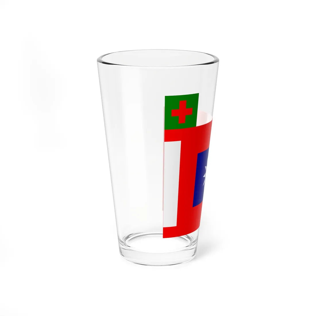 ROCA Hospital Flag 1934 (China) Pint Glass 16oz - Go Mug Yourself