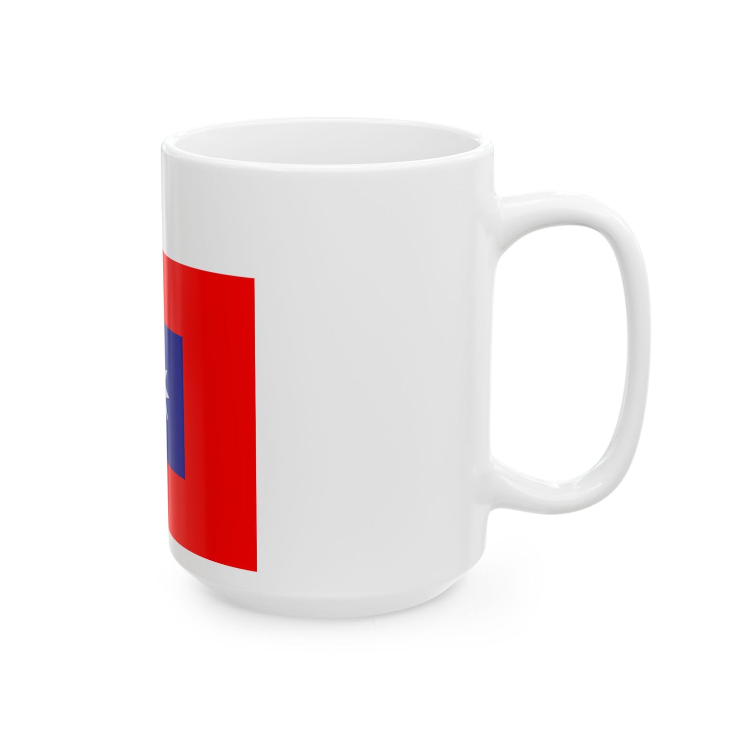 ROCA Hospital Flag 1934 (China) White Coffee Mug-Go Mug Yourself