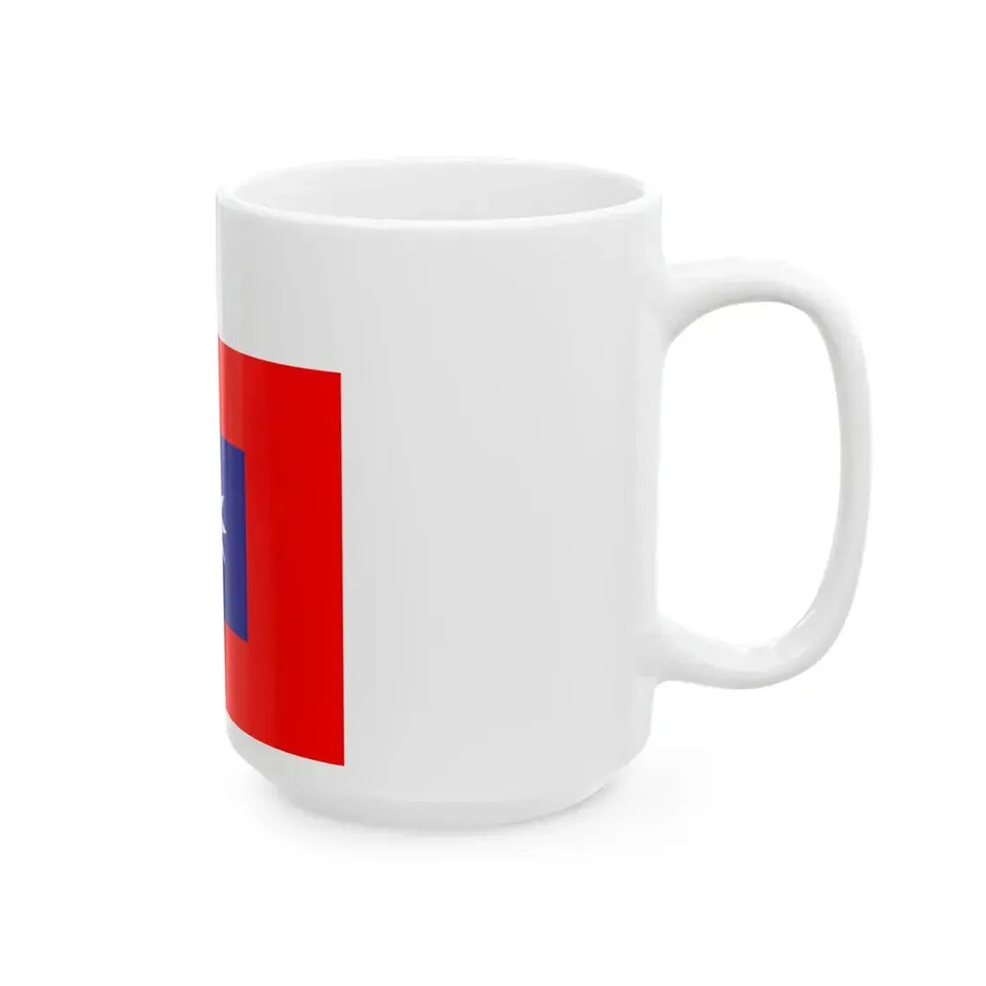 ROCA Hospital Flag 1934 (China) White Coffee Mug - Go Mug Yourself