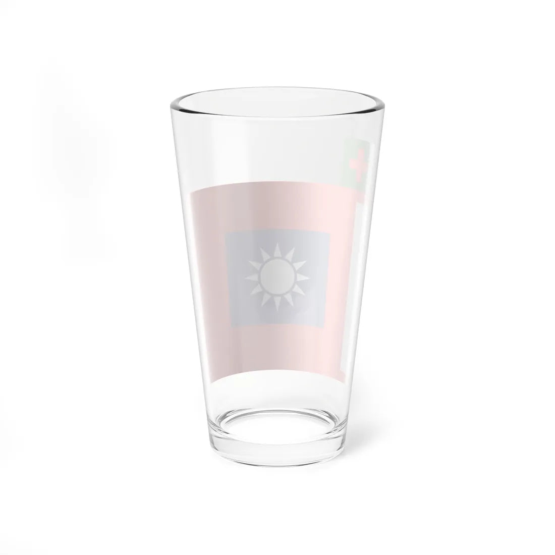 ROCA Hospital Flag 1935 (China) Pint Glass 16oz - Go Mug Yourself