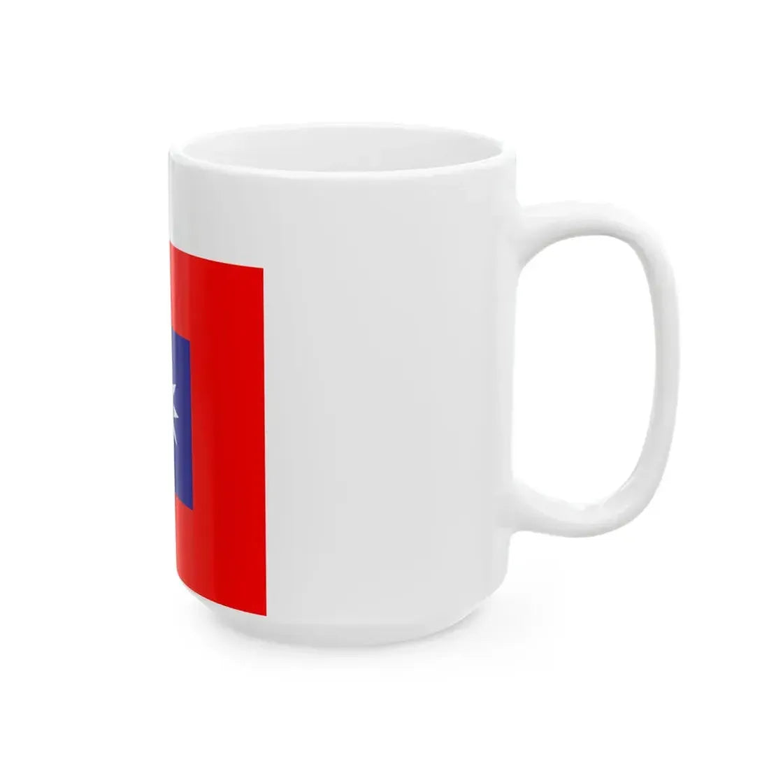 ROCA Hospital Flag 1935 (China) White Coffee Mug - Go Mug Yourself