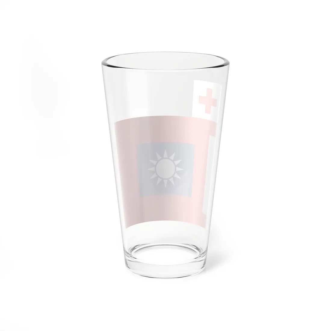 ROCA Hospital Flag 1953 (China) Pint Glass 16oz - Go Mug Yourself