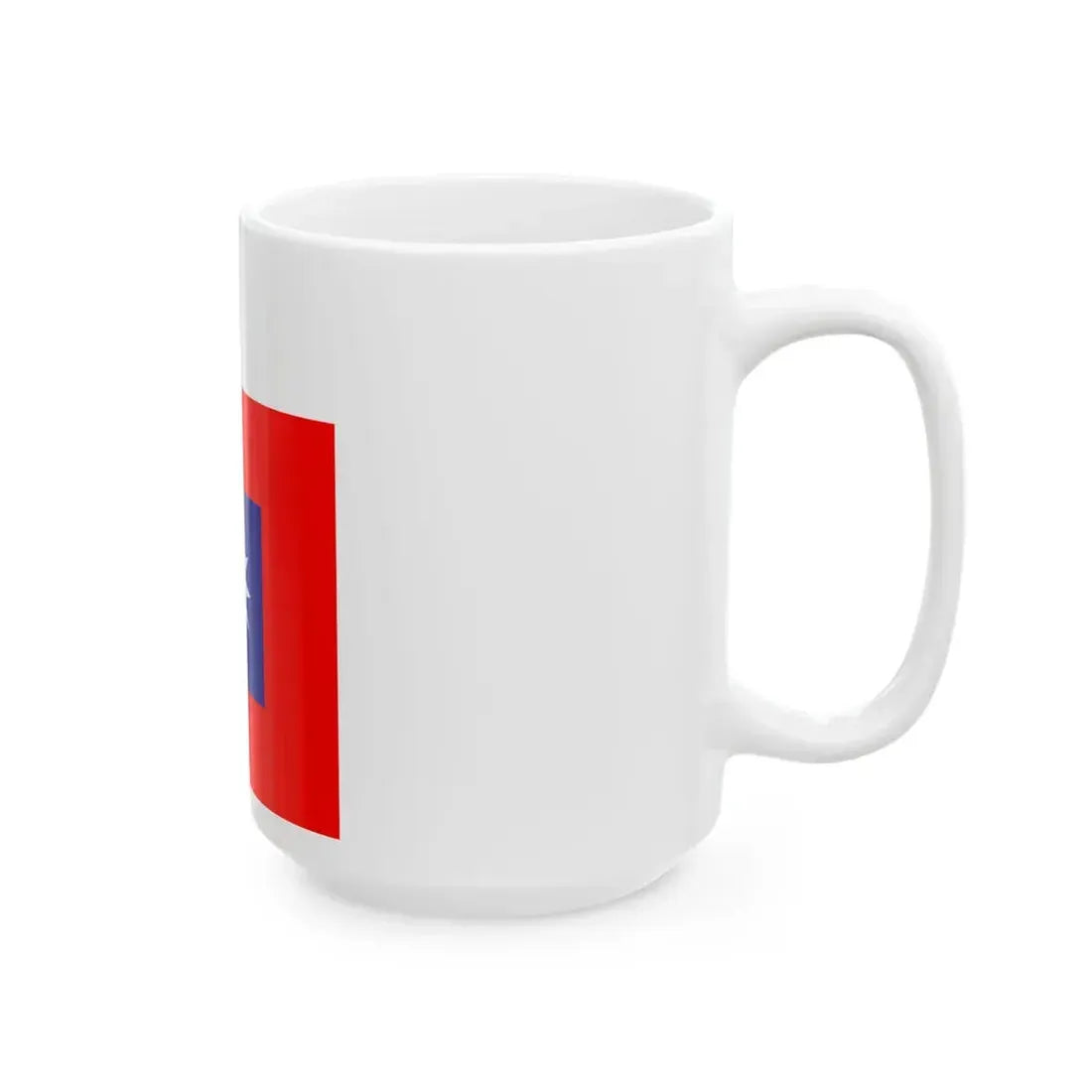 ROCA Hospital Flag 1953 (China) White Coffee Mug - Go Mug Yourself