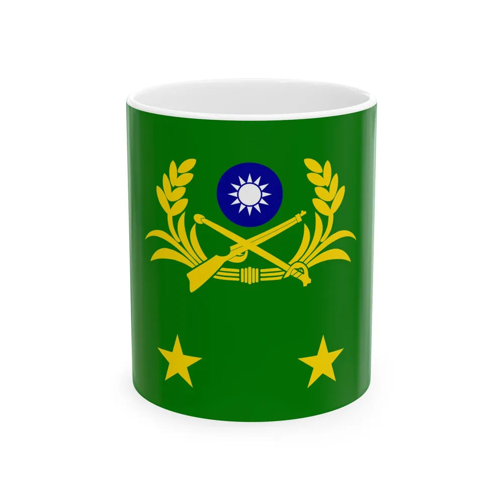 ROCA Lieutenant Generals Flag (China) White Coffee Mug 11oz - Go Mug Yourself