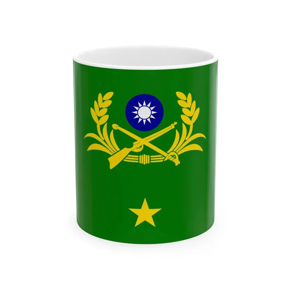 ROCA Major Generals Flag (China) White Coffee Mug 11oz - Go Mug Yourself