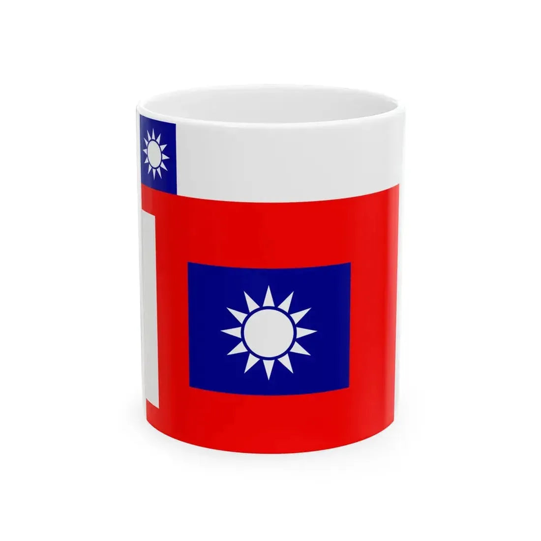 ROCA Political Warfare Flag 1934 (China) White Coffee Mug 11oz - Go Mug Yourself