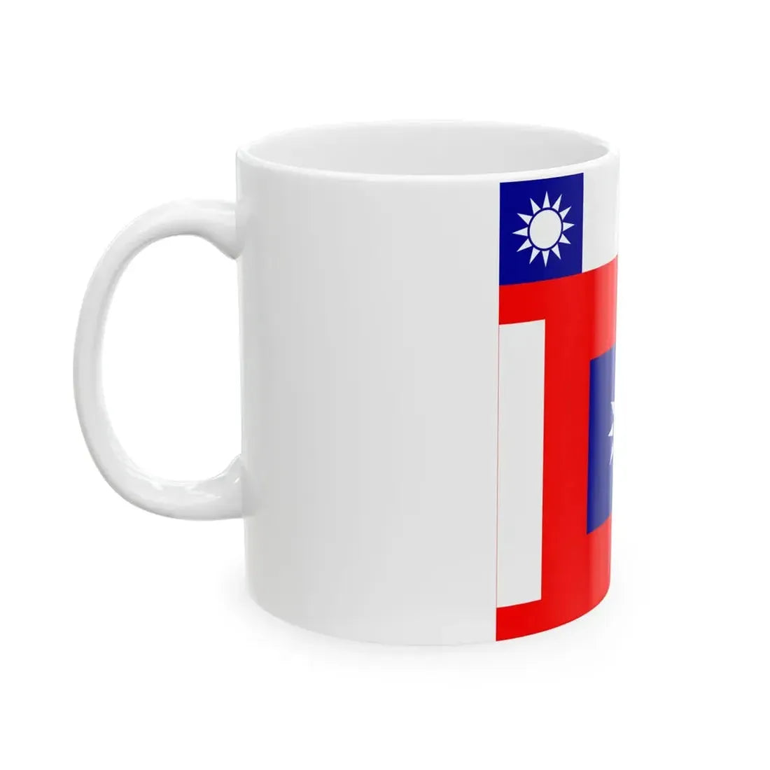 ROCA Political Warfare Flag 1934 (China) White Coffee Mug - Go Mug Yourself