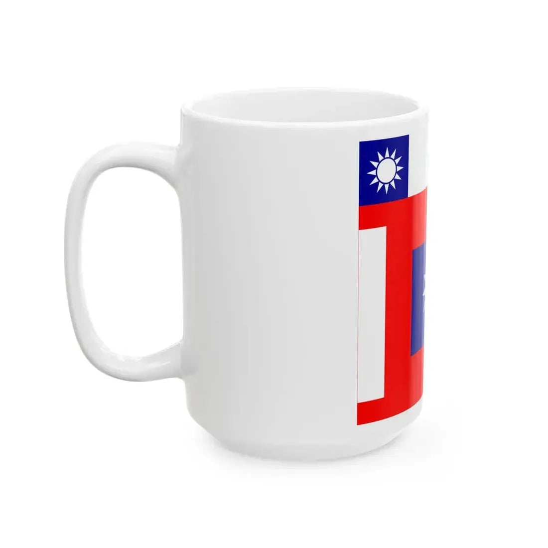 ROCA Political Warfare Flag 1934 (China) White Coffee Mug - Go Mug Yourself