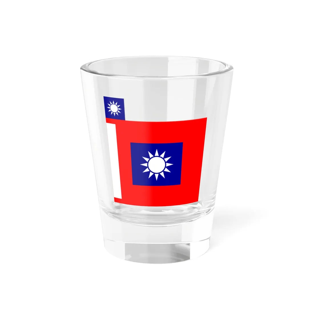 ROCA Political Warfare Flag 1935 (China) Shot Glass 1.5oz 1.5oz - Go Mug Yourself