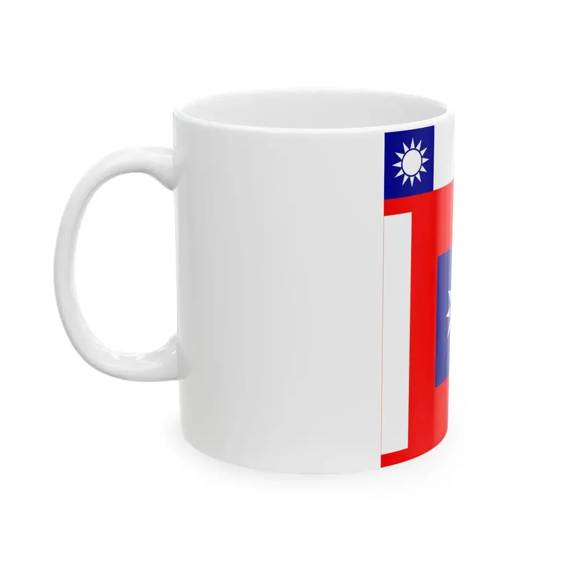 ROCA Political Warfare Flag 1935 (China) White Coffee Mug - Go Mug Yourself