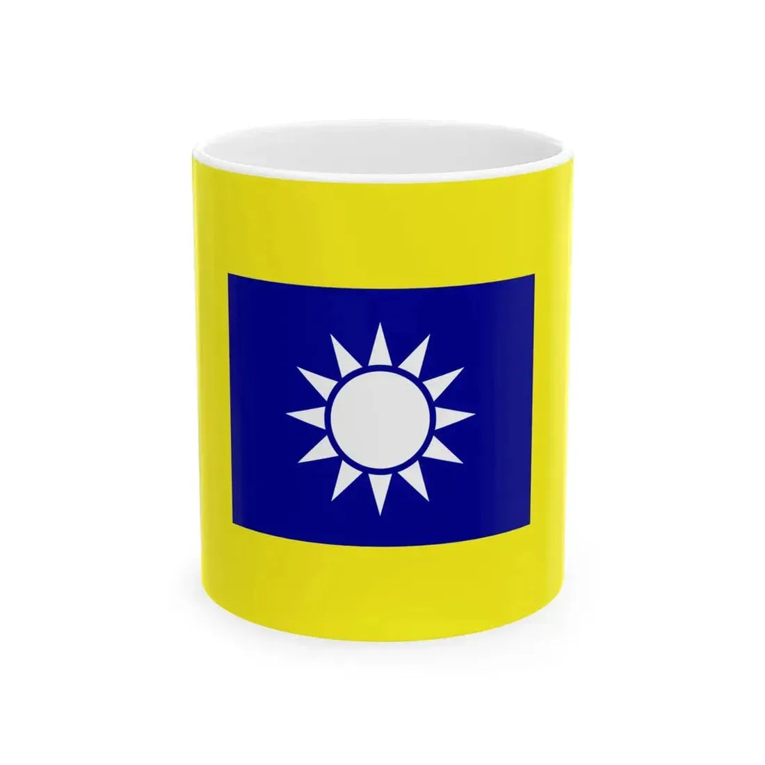 ROCA Regiment Flag 1934-Cavalry (China) White Coffee Mug 11oz - Go Mug Yourself