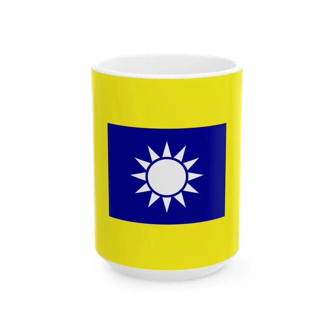 ROCA Regiment Flag 1934-Cavalry (China) White Coffee Mug 15oz - Go Mug Yourself