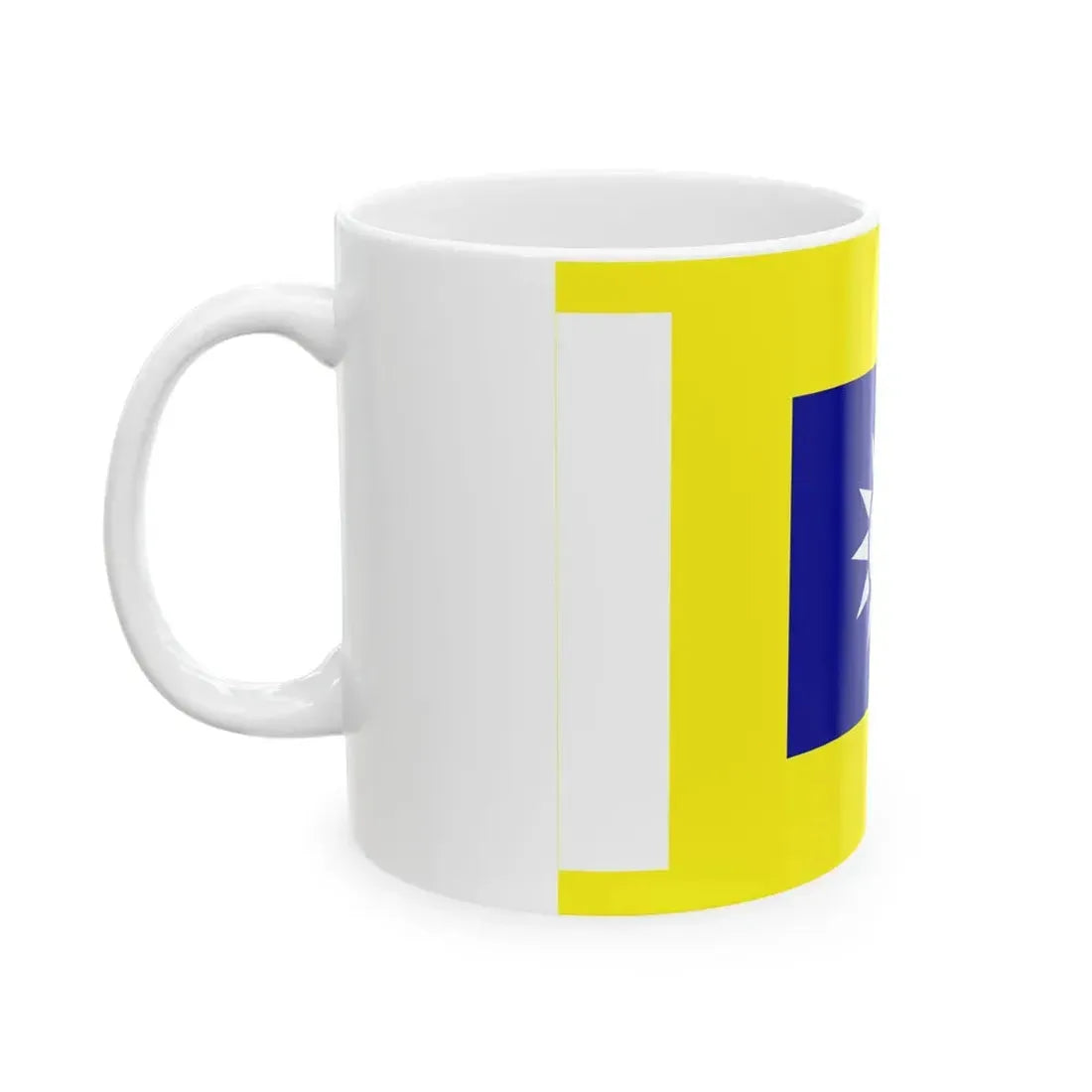 ROCA Regiment Flag 1934-Cavalry (China) White Coffee Mug - Go Mug Yourself