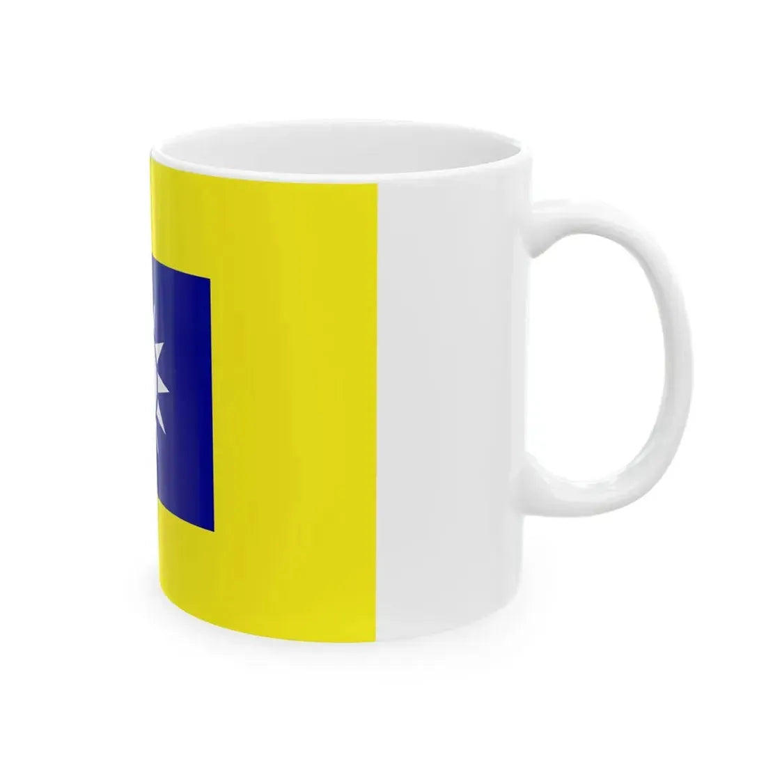 ROCA Regiment Flag 1934-Cavalry (China) White Coffee Mug - Go Mug Yourself