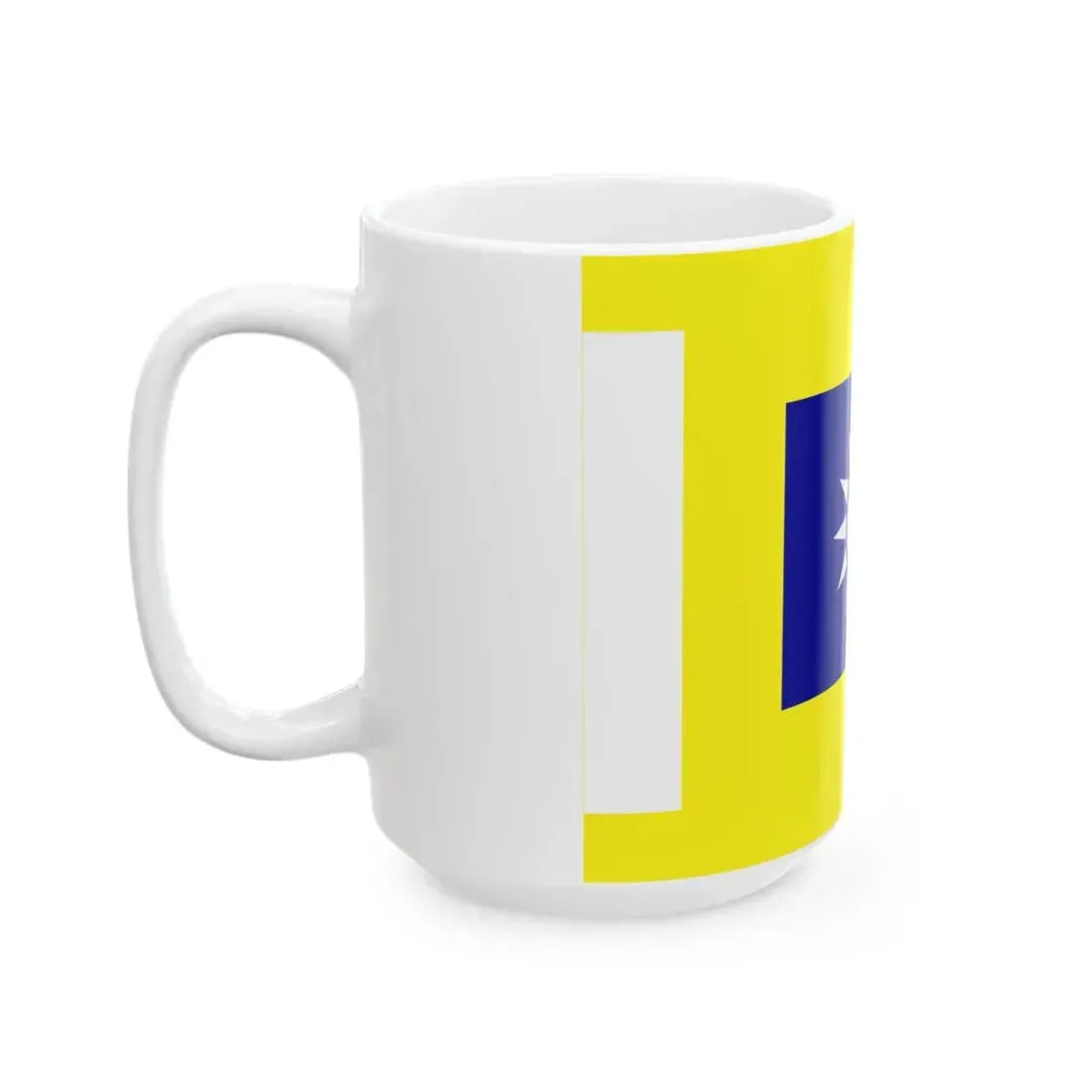 ROCA Regiment Flag 1934-Cavalry (China) White Coffee Mug - Go Mug Yourself