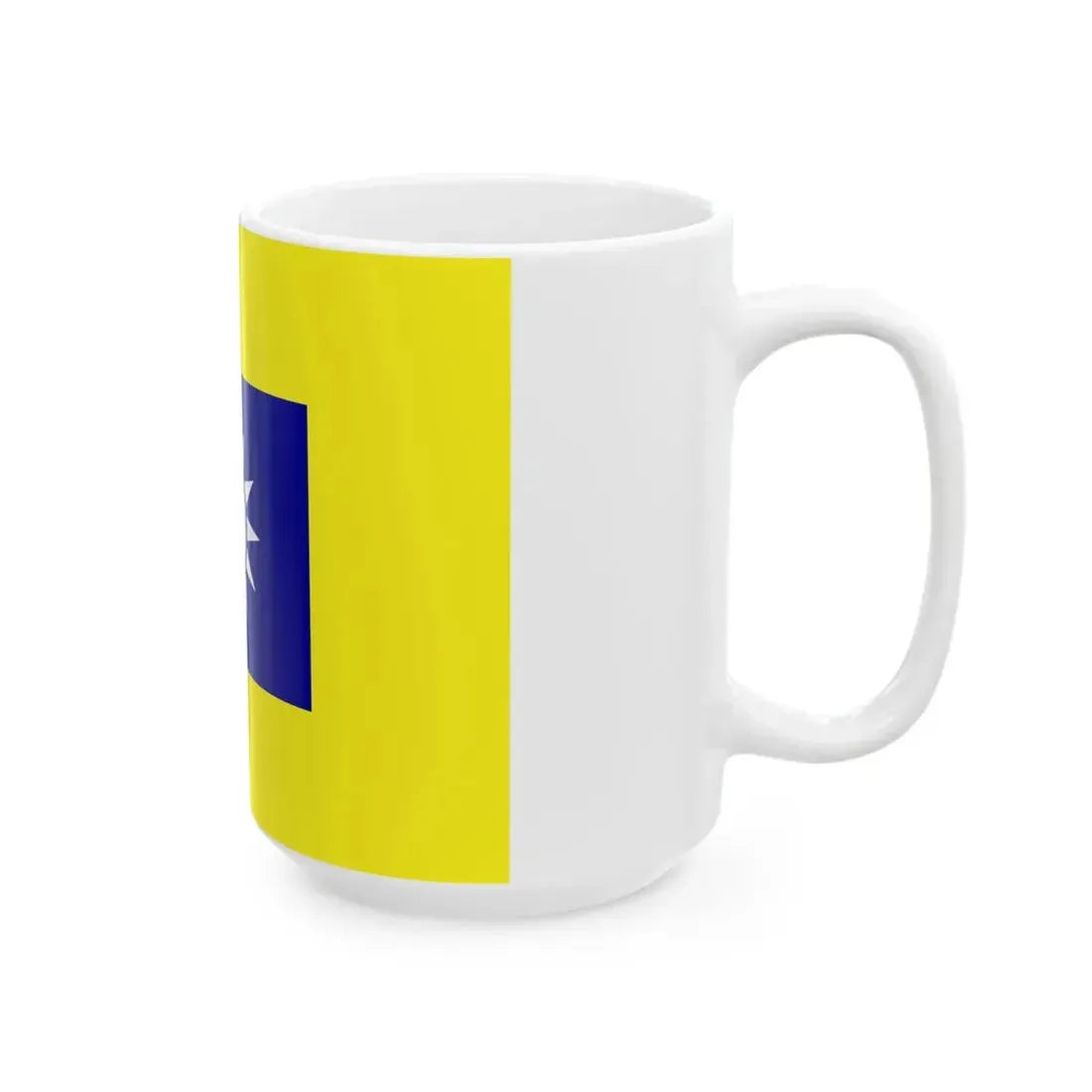 ROCA Regiment Flag 1934-Cavalry (China) White Coffee Mug - Go Mug Yourself
