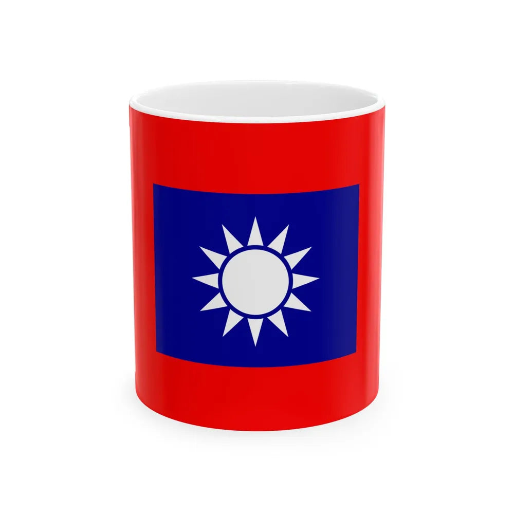 ROCA Regiment Flag 1934-Infantry (China) White Coffee Mug 11oz - Go Mug Yourself