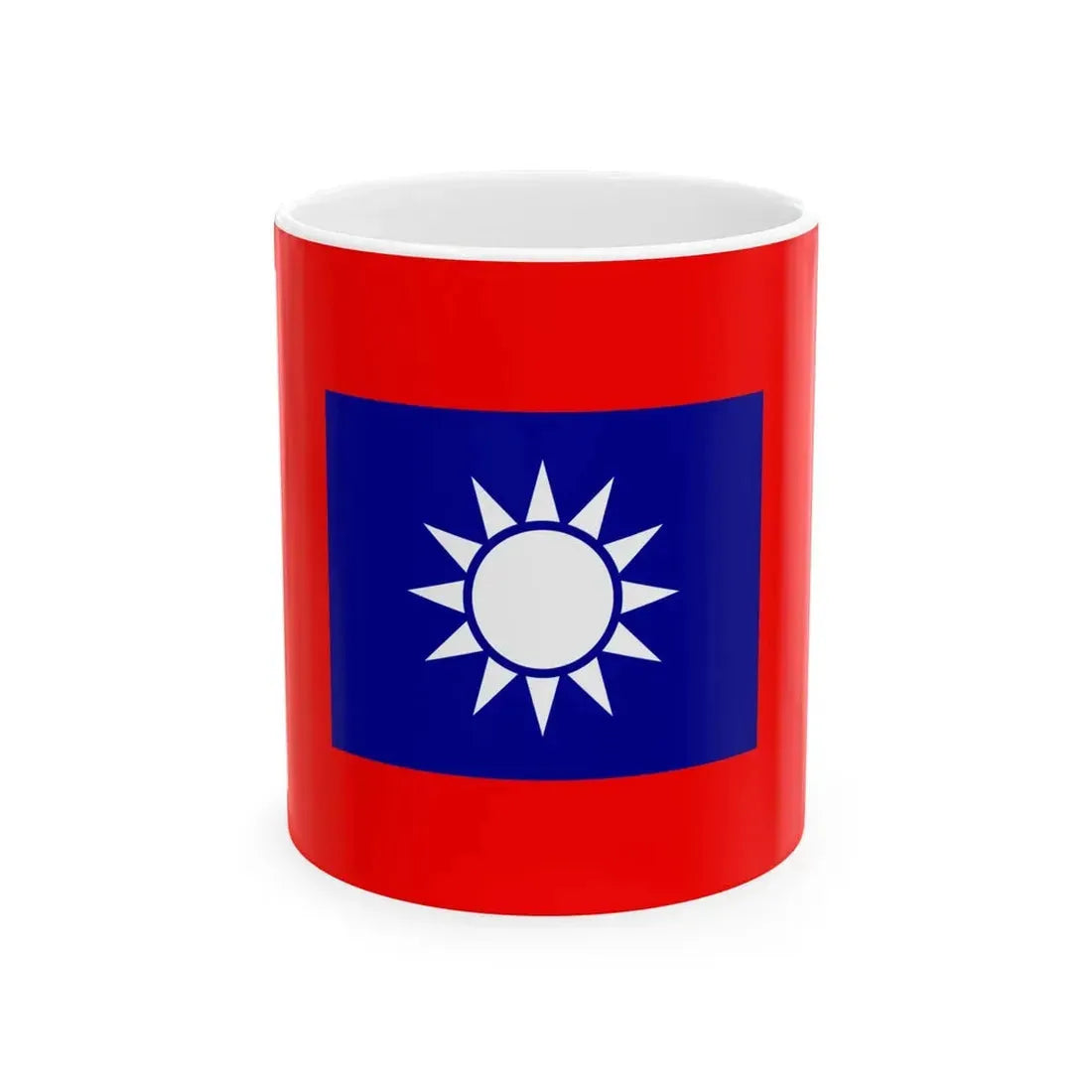 ROCA Regiment Flag 1934-Infantry (China) White Coffee Mug 11oz - Go Mug Yourself