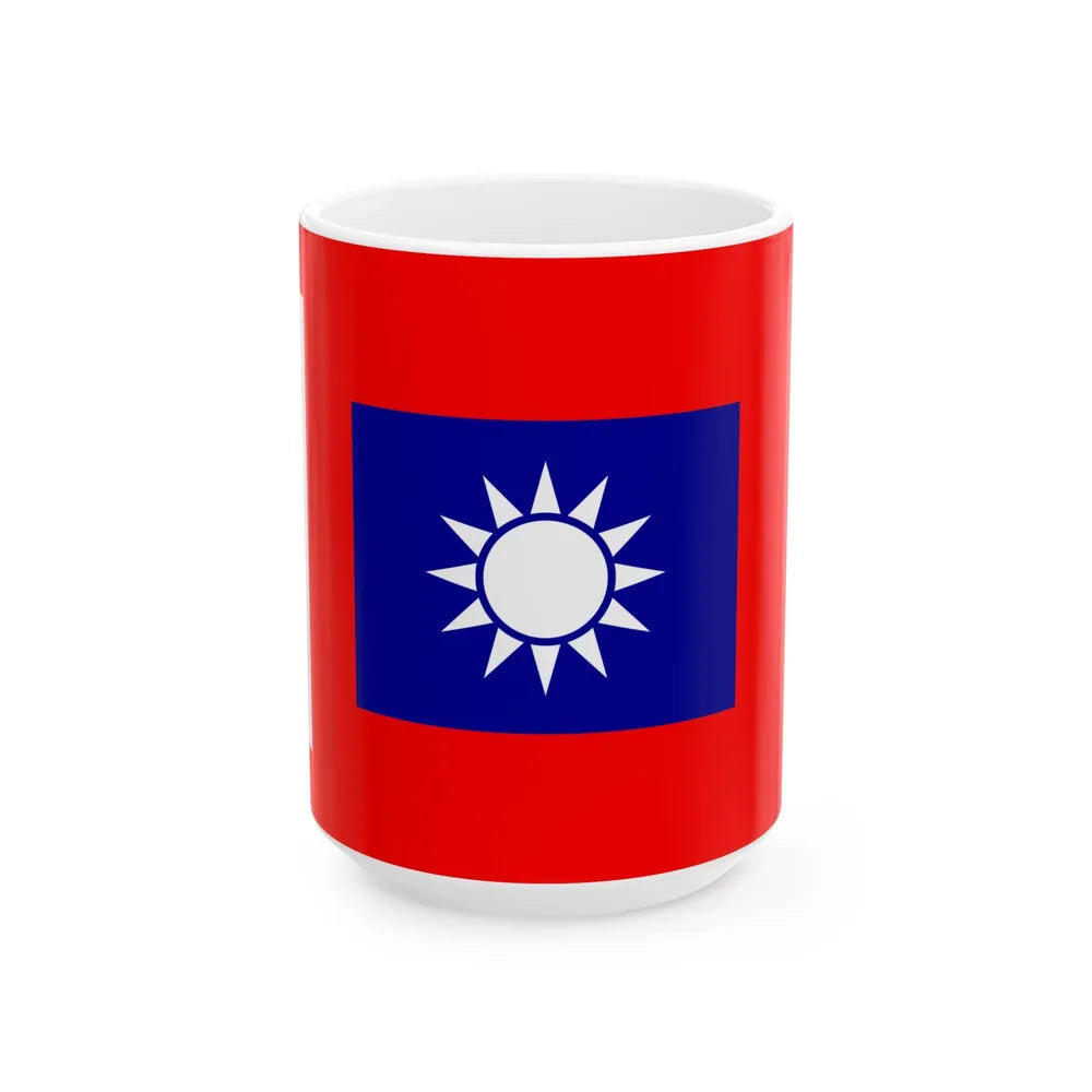 ROCA Regiment Flag 1934-Infantry (China) White Coffee Mug 15oz - Go Mug Yourself