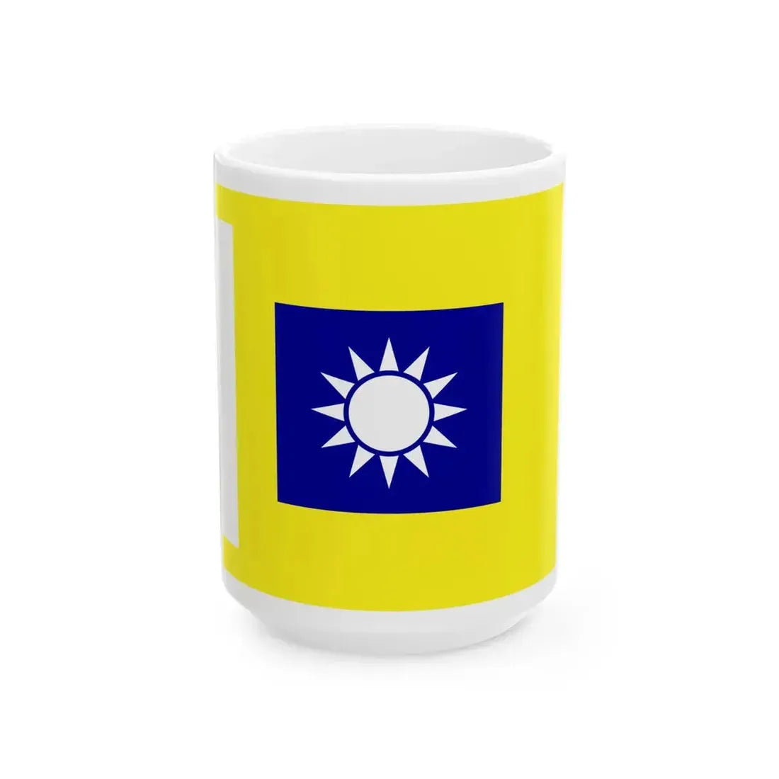 ROCA Regiment Flag 1935-Cavalry (China) White Coffee Mug 15oz - Go Mug Yourself