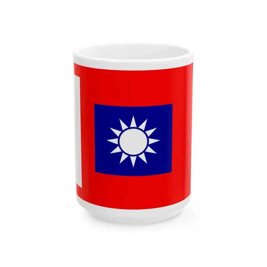 ROCA Regiment Flag 1935-Infantry (China) White Coffee Mug 15oz - Go Mug Yourself