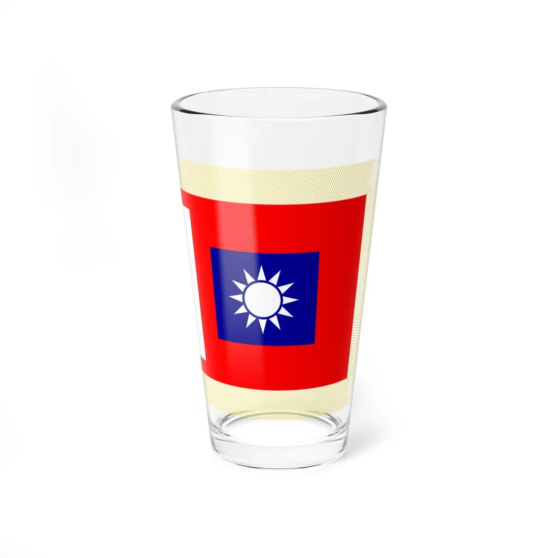 ROCA Regiment Flag 1953 (China) Pint Glass 16oz 16oz - Go Mug Yourself