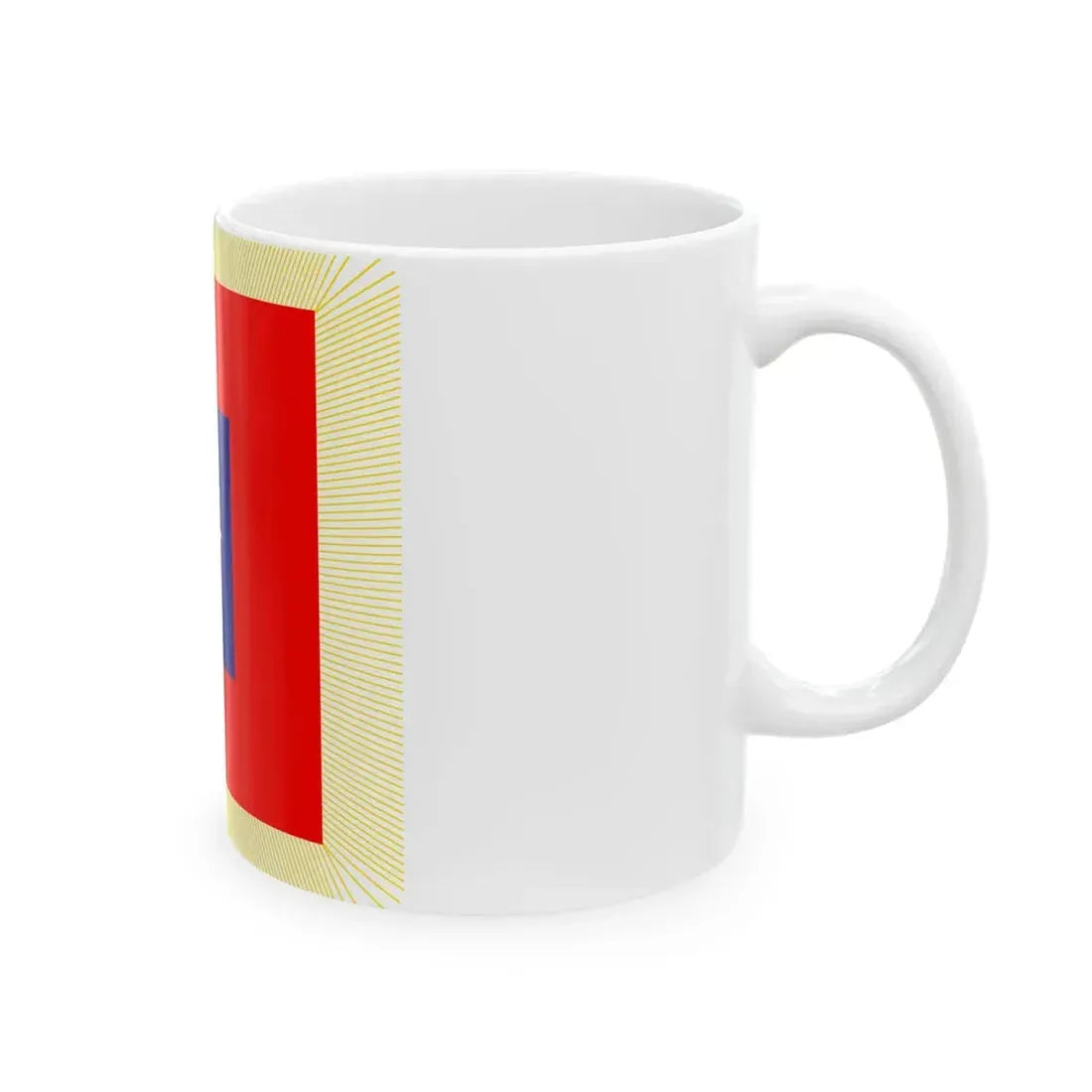 ROCA Regiment Flag 1953 (China) White Coffee Mug - Go Mug Yourself