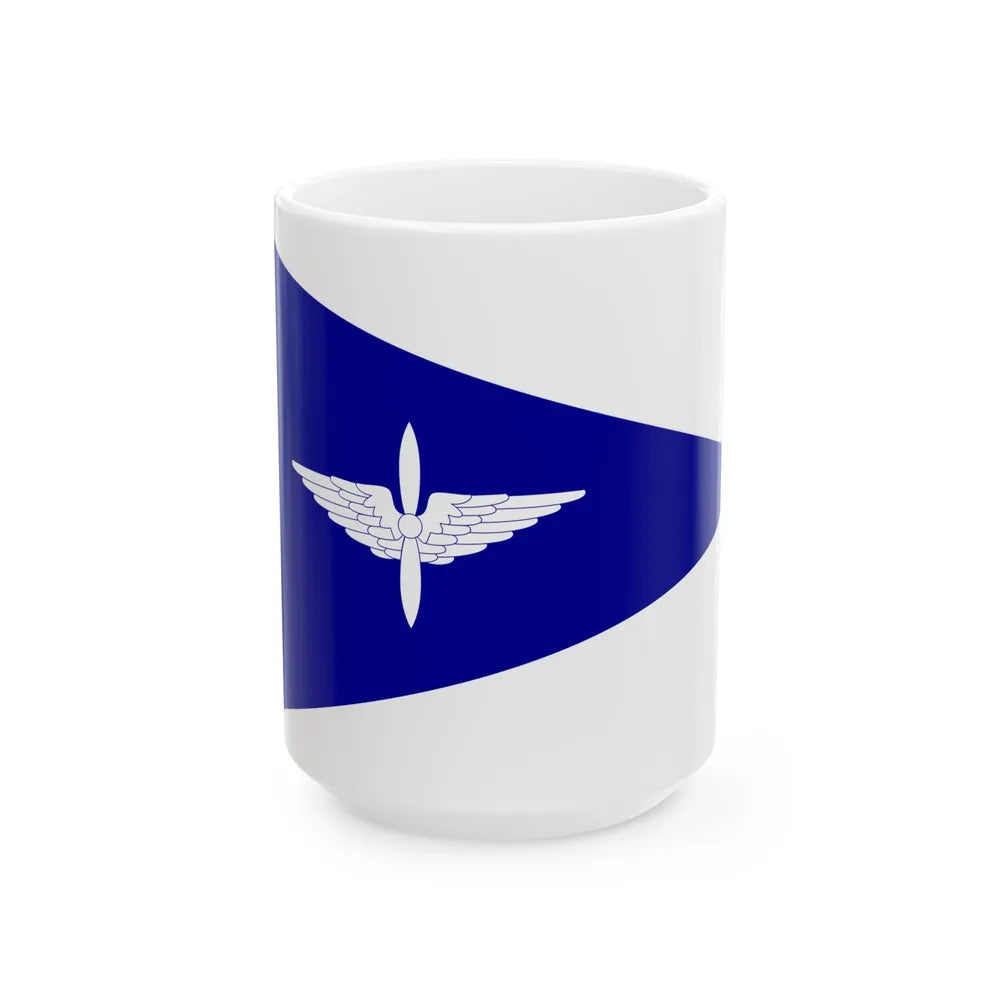 ROCAF Captains Flag (China) White Coffee Mug 15oz - Go Mug Yourself