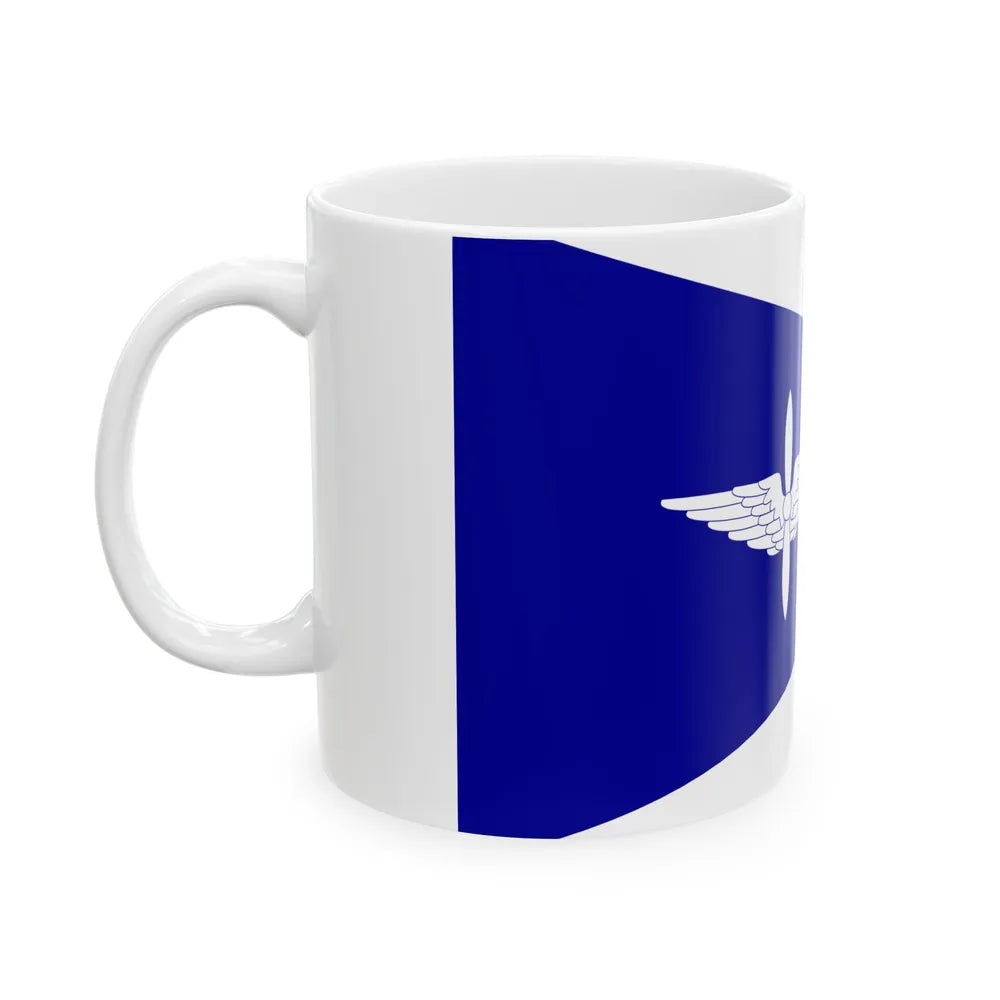 ROCAF Captains Flag (China) White Coffee Mug - Go Mug Yourself