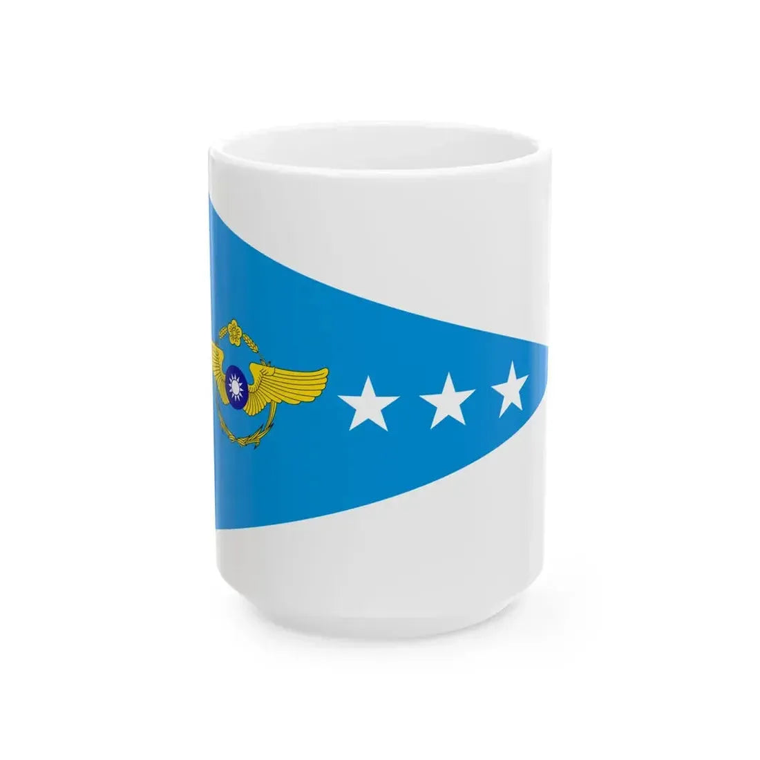 ROCAF Colonels Flag 1962 (China) White Coffee Mug 15oz - Go Mug Yourself