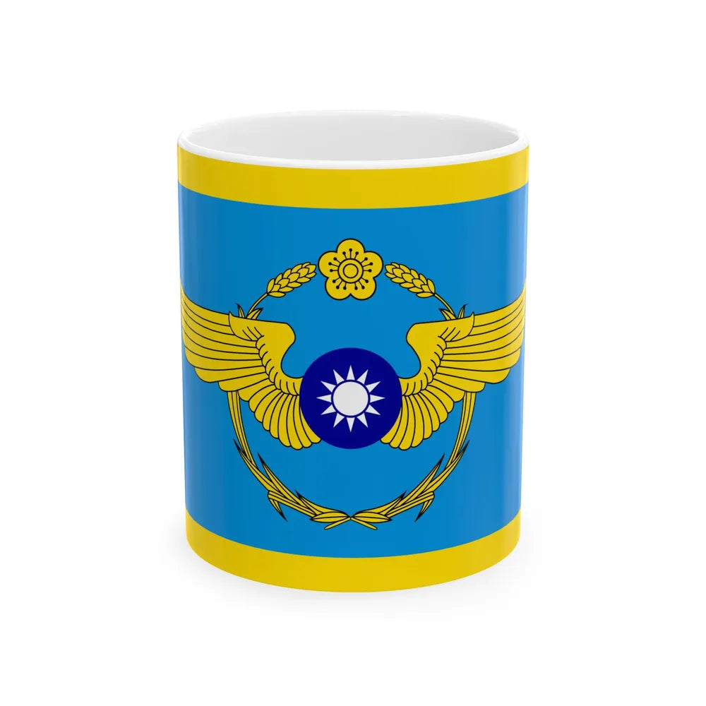 ROCAF Deputy Commander-in-Chiefs Flag 1958 (China) White Coffee Mug 11oz - Go Mug Yourself