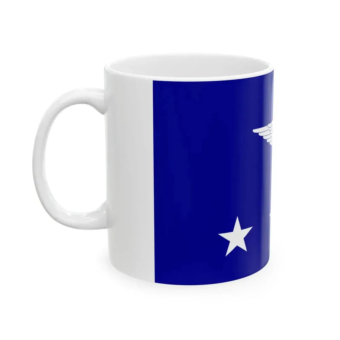ROCAF Generals Flag 1937 (China) White Coffee Mug - Go Mug Yourself