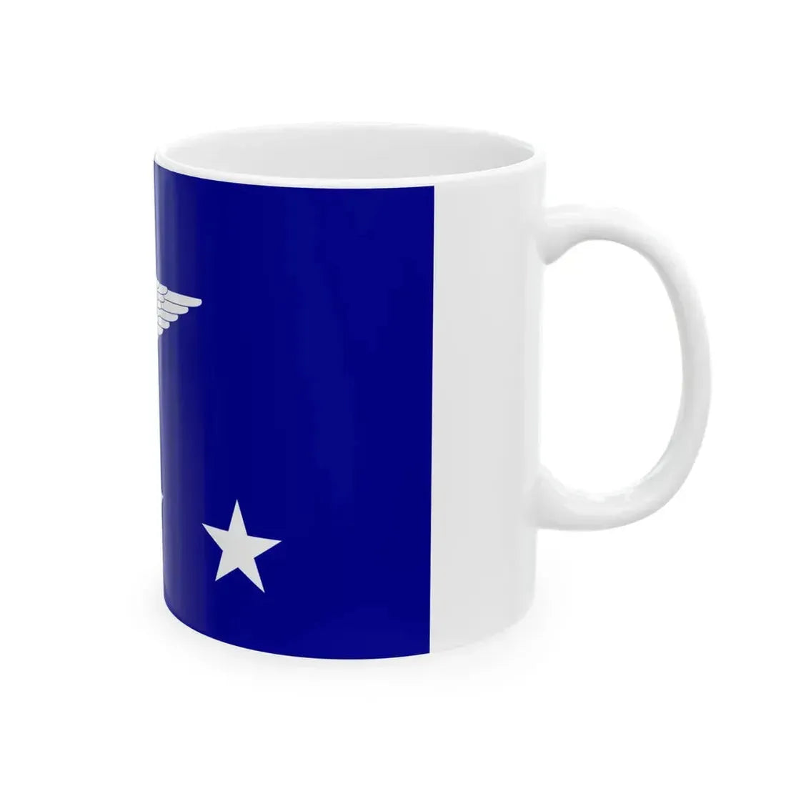 ROCAF Generals Flag 1937 (China) White Coffee Mug - Go Mug Yourself