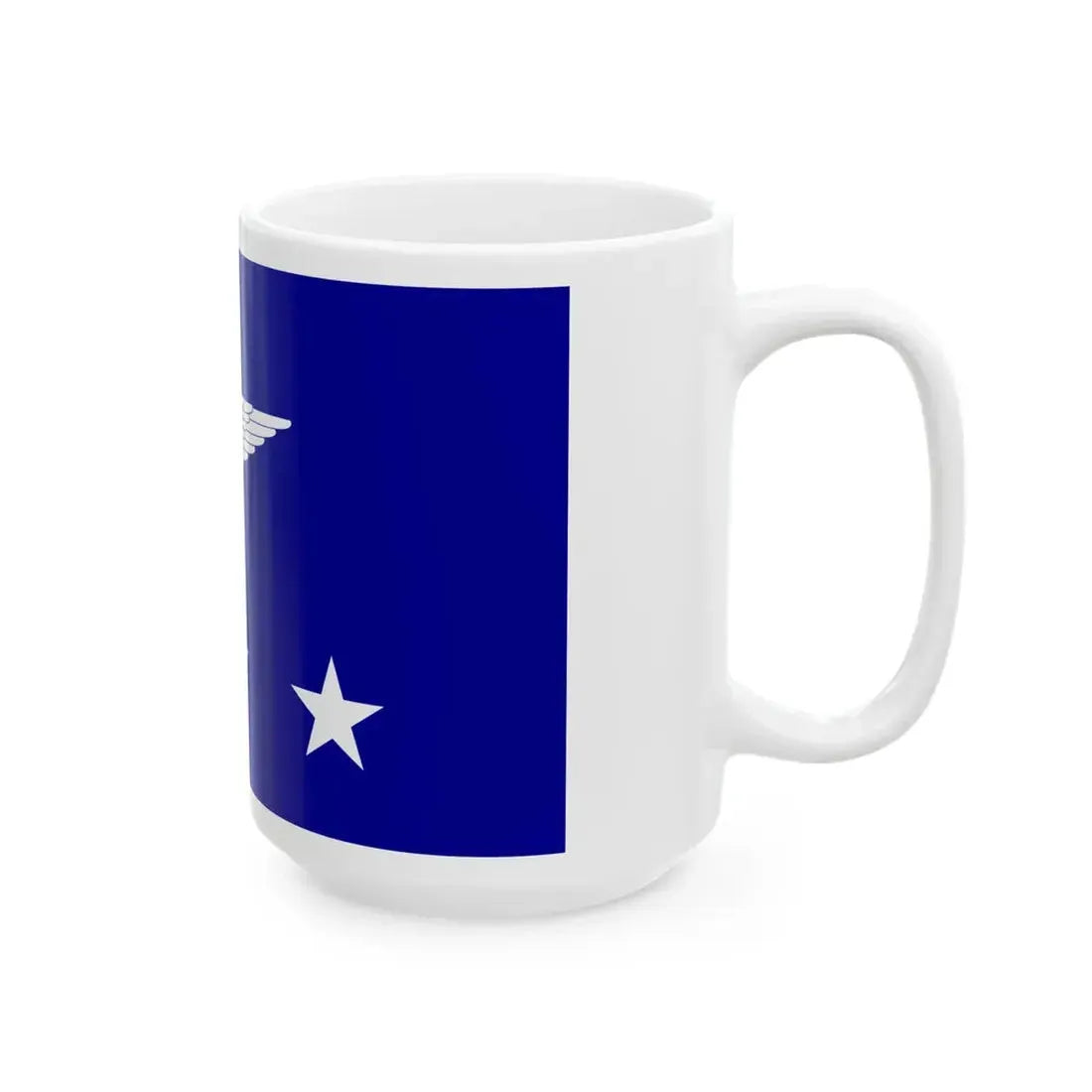 ROCAF Generals Flag 1937 (China) White Coffee Mug - Go Mug Yourself