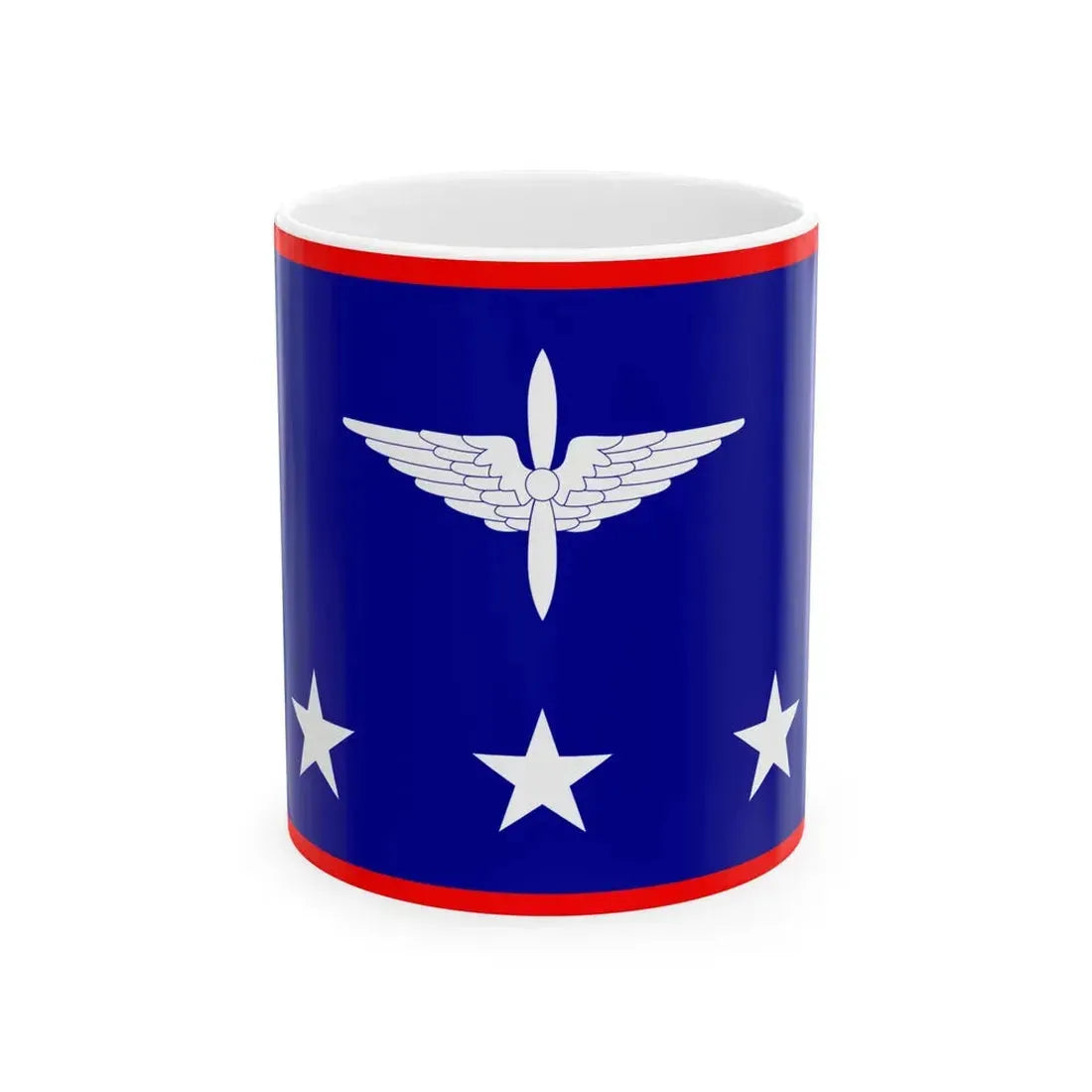 ROCAF Generals Flag 1948 (China) White Coffee Mug 11oz - Go Mug Yourself