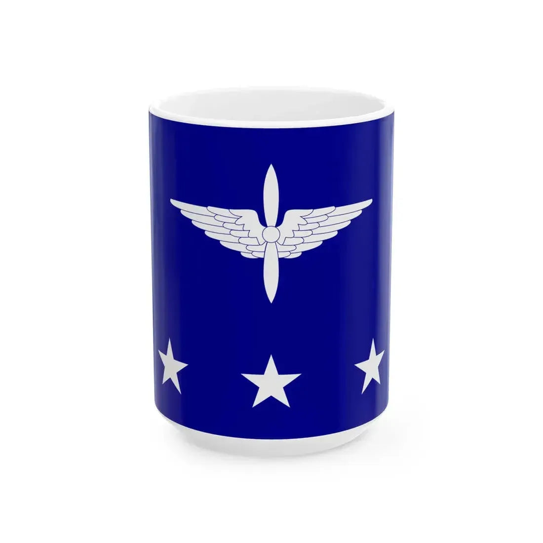 ROCAF Generals Flag 1958 (China) White Coffee Mug 15oz - Go Mug Yourself
