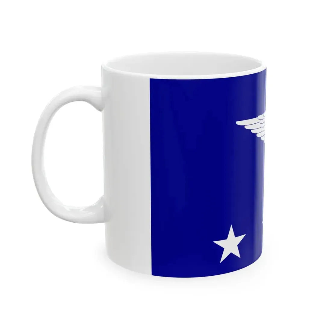 ROCAF Generals Flag 1958 (China) White Coffee Mug - Go Mug Yourself