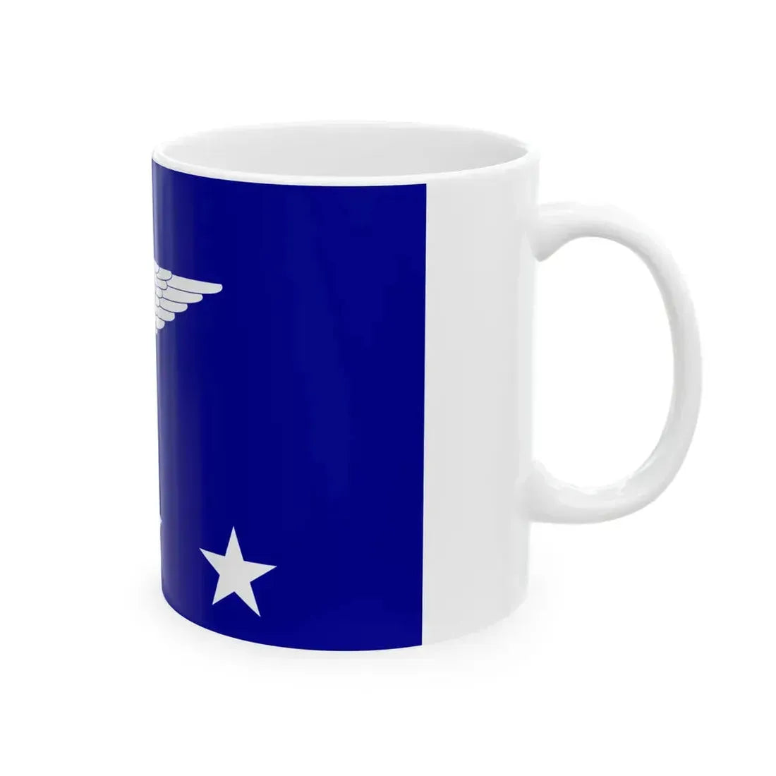 ROCAF Generals Flag 1958 (China) White Coffee Mug - Go Mug Yourself