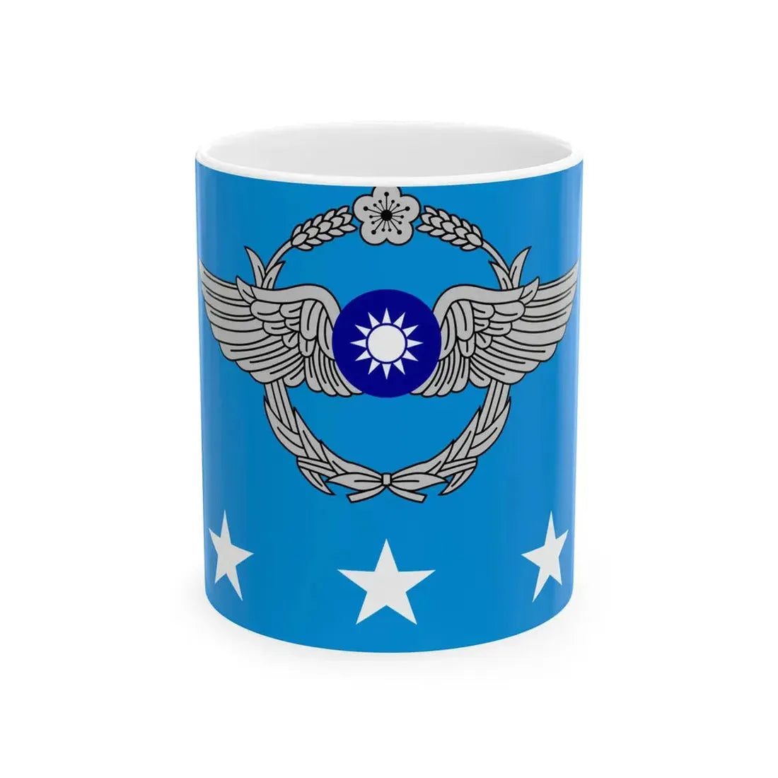 ROCAF Generals Flag 1981 (China) White Coffee Mug 11oz - Go Mug Yourself
