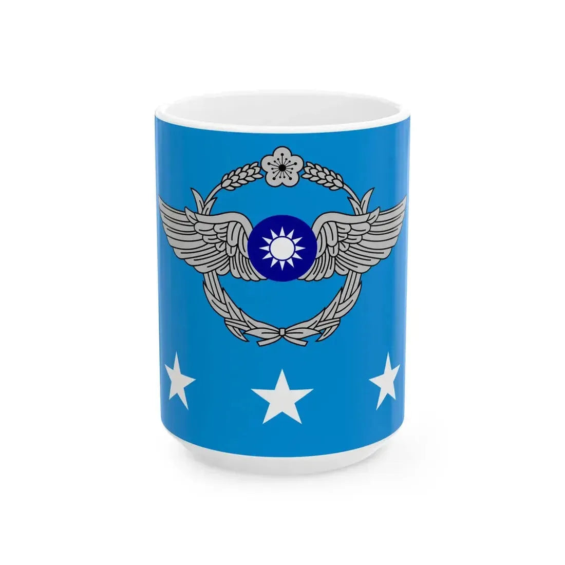ROCAF Generals Flag 1981 (China) White Coffee Mug 15oz - Go Mug Yourself