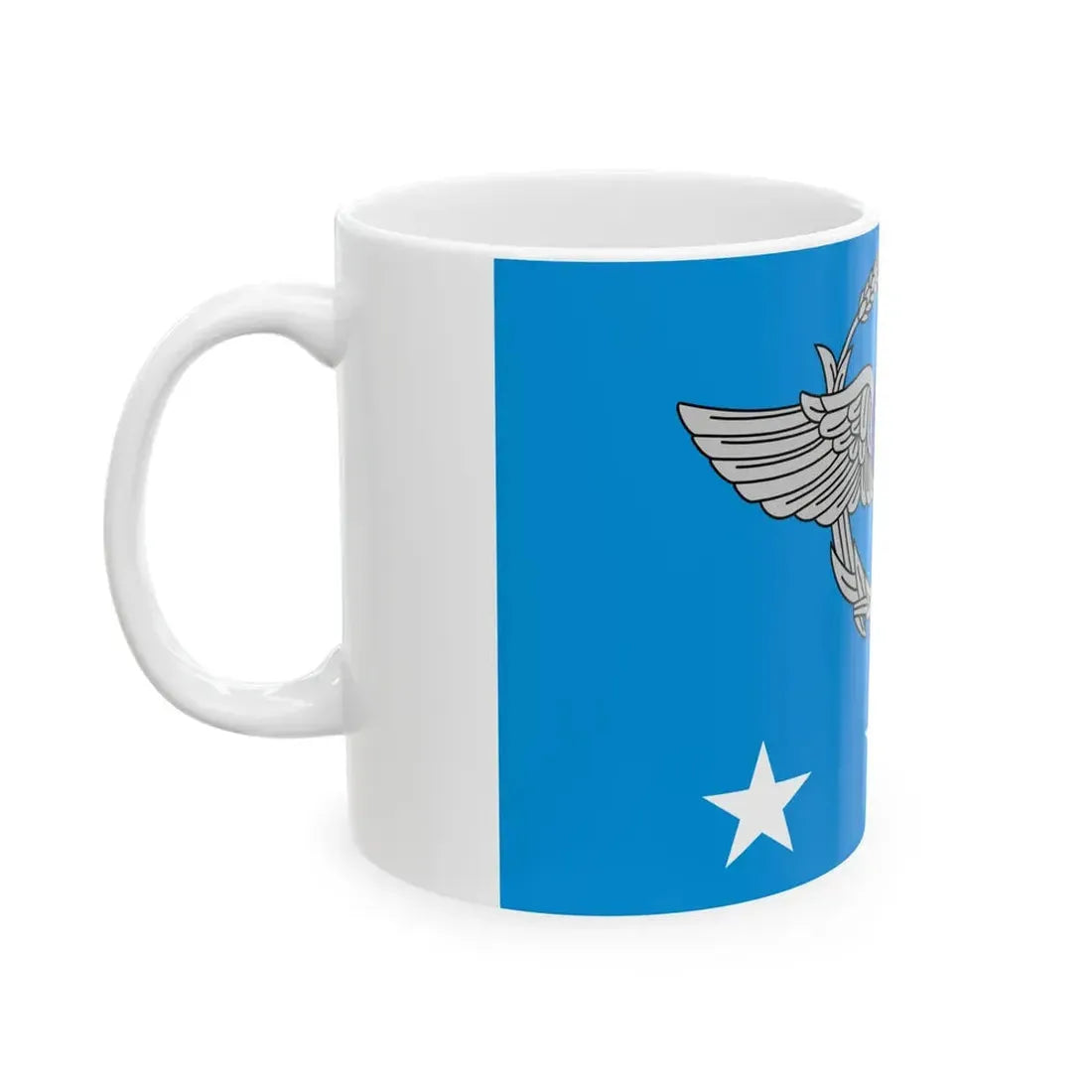 ROCAF Generals Flag 1981 (China) White Coffee Mug - Go Mug Yourself
