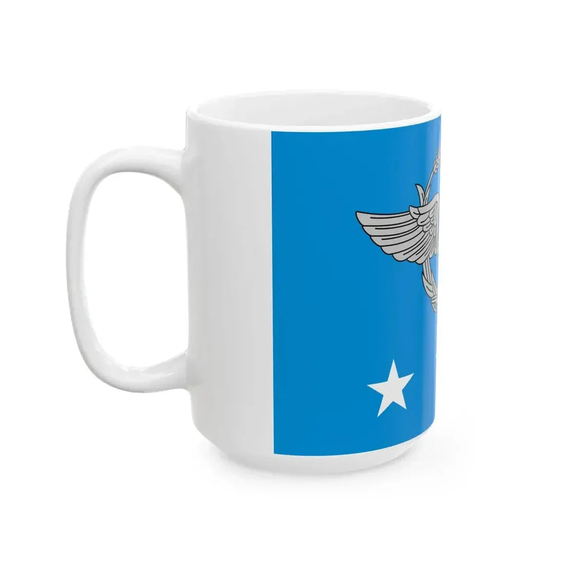 ROCAF Generals Flag 1981 (China) White Coffee Mug - Go Mug Yourself