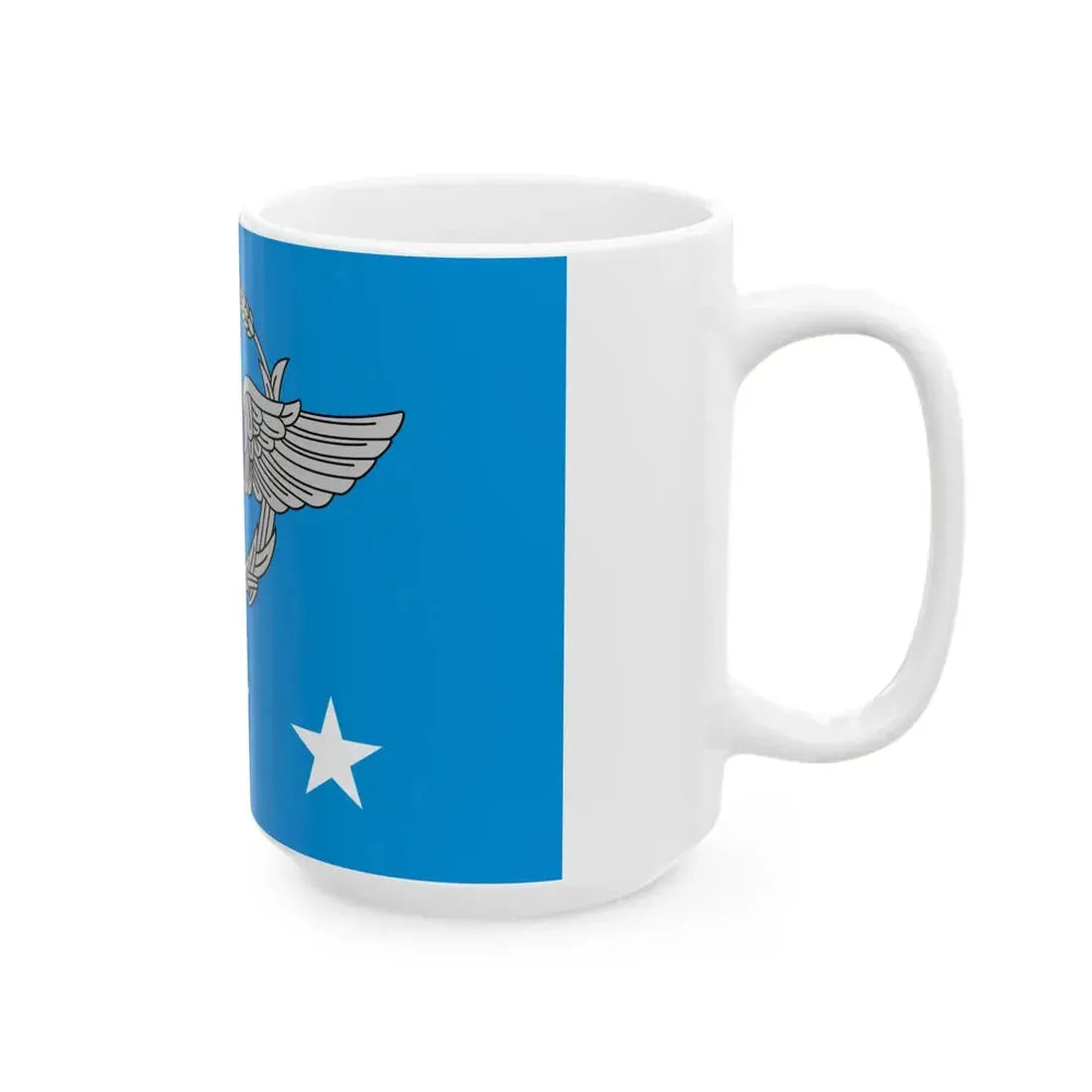 ROCAF Generals Flag 1981 (China) White Coffee Mug - Go Mug Yourself