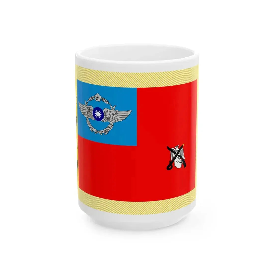 ROCAF Honor Guard Flag (China) White Coffee Mug 15oz - Go Mug Yourself