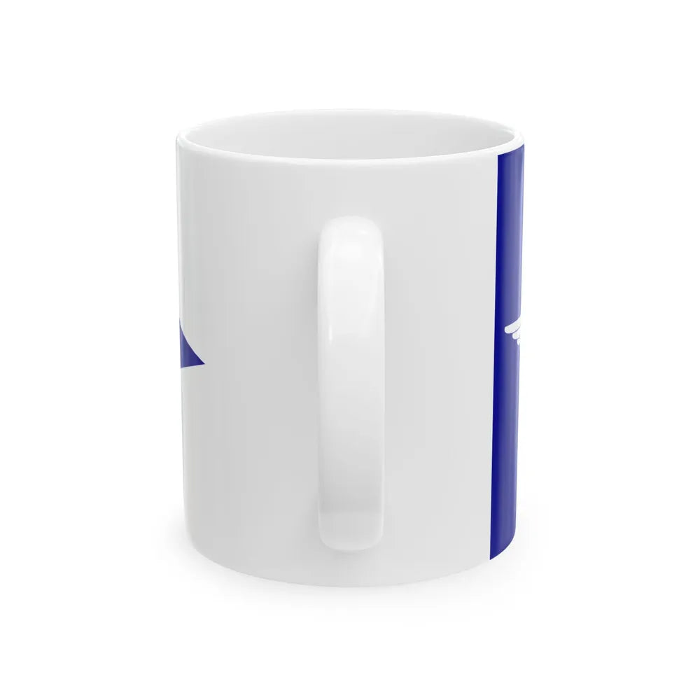 ROCAF Lieutenant Colonels Flag 1937 (China) White Coffee Mug - Go Mug Yourself